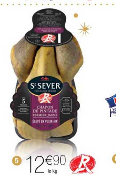 chapon de pintade premier jaune