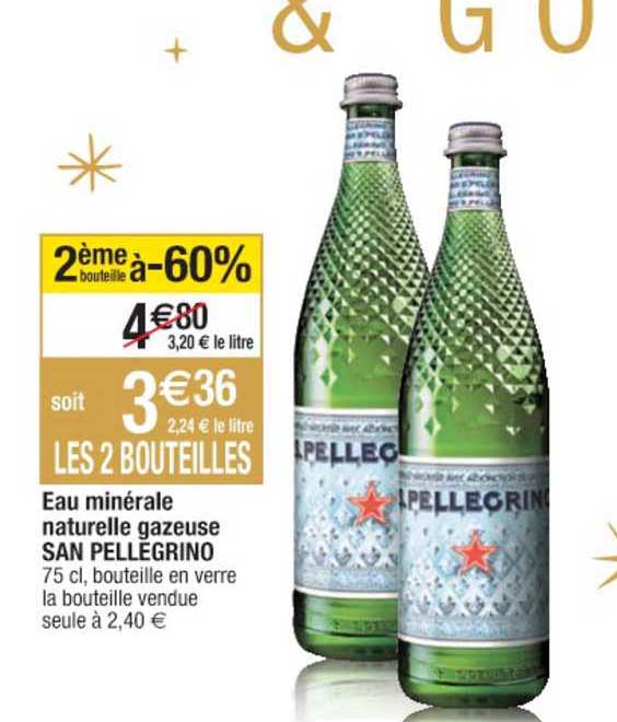 eau minérale naturelle gazeuse san pellegrino