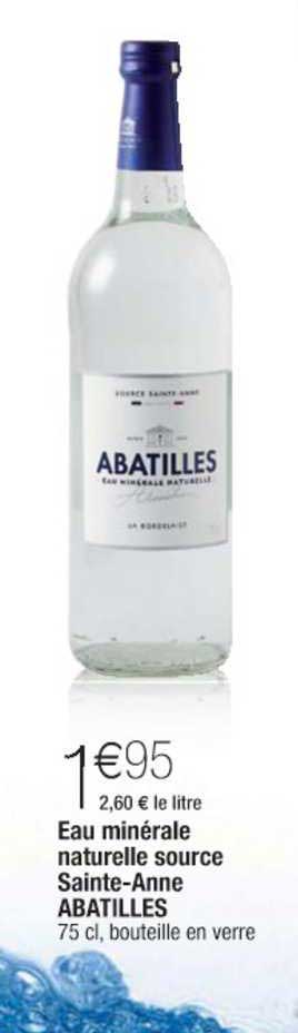 eau minérale naturelle source sainte-anne abatilles