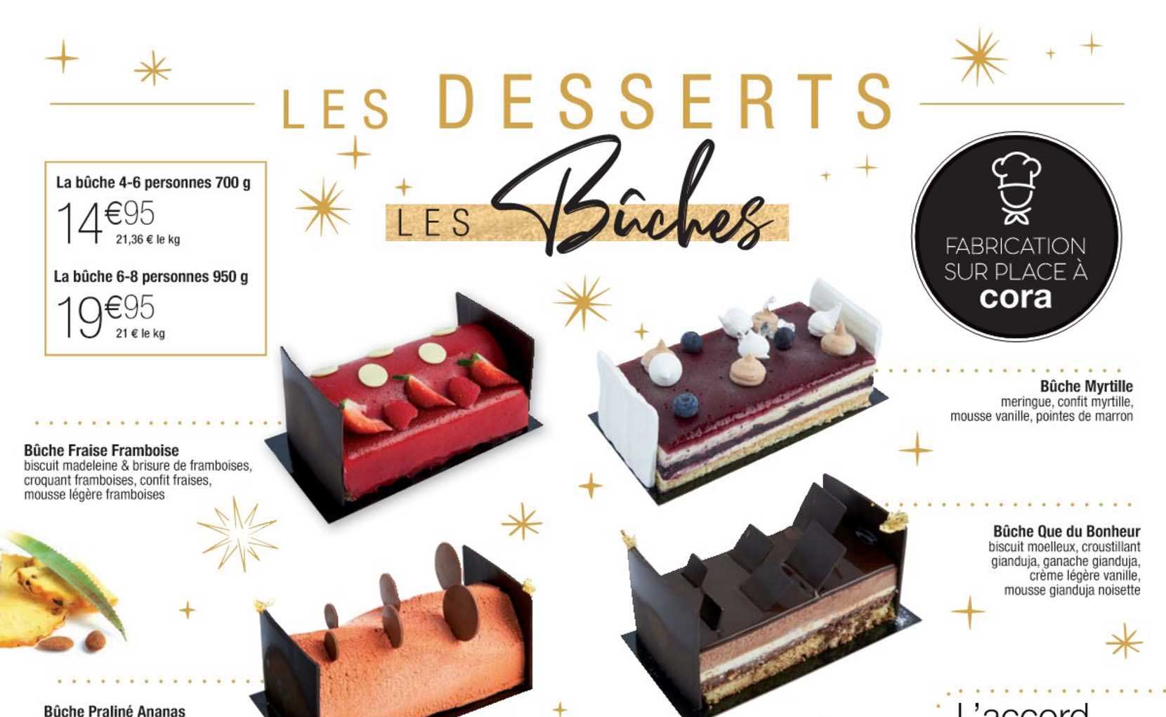 La Bûche, Bûche Fraise Framboise, Bûche Myrtille, Bûche Que Du Bonheur