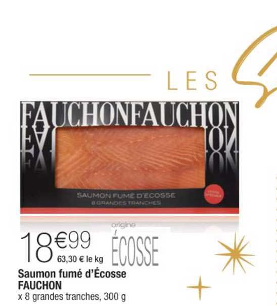 saumon fumé d'écosse fauchon