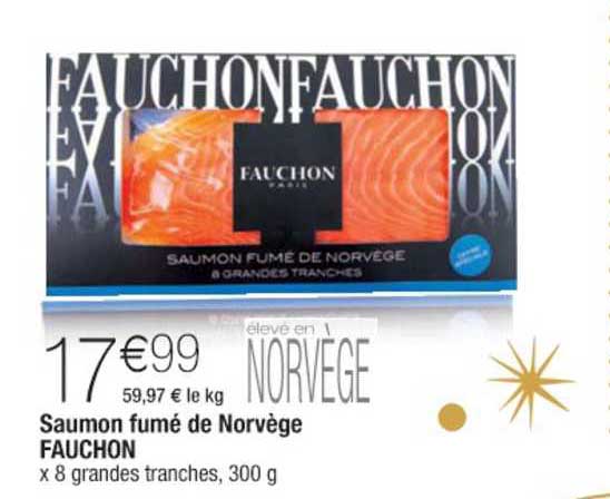 saumon fumé de norvège fauchon