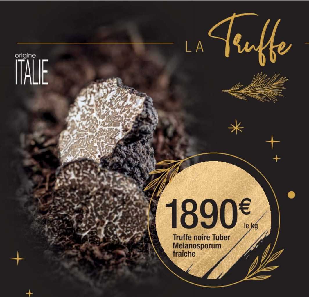 truffe noire tuber melanosporum fraîche