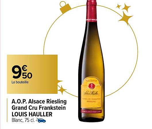 a.o.p. alsace riesling grand cru frankstein louis hauller