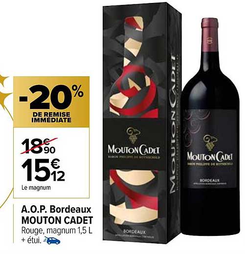 a.o.p. bordeaux mouton cadet
