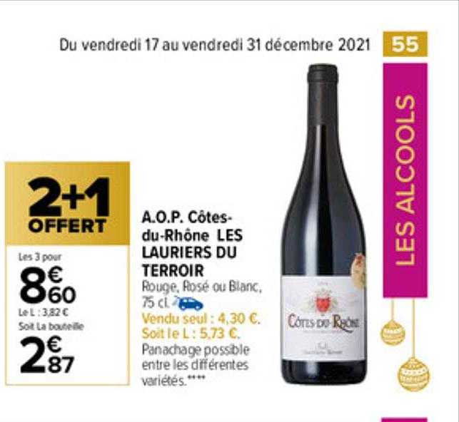 a.o.p. côtes-du-rhône les lauriers du terroir