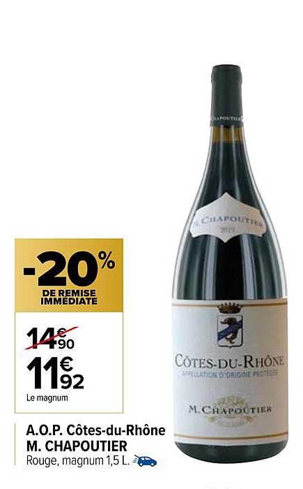 a.o.p. côtes-du-rhône m. chapoutier