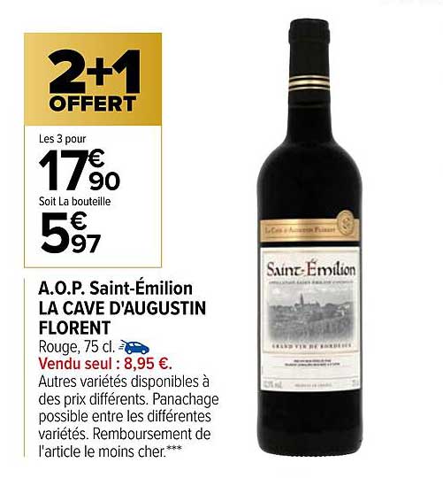 a.o.p. saint-émilion la cave d'augustin florent