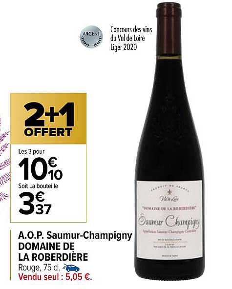 a.o.p. saumur-champigny domaine de la roberdière