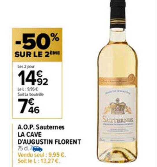a.o.p. sauternes la cave d'augustin florent