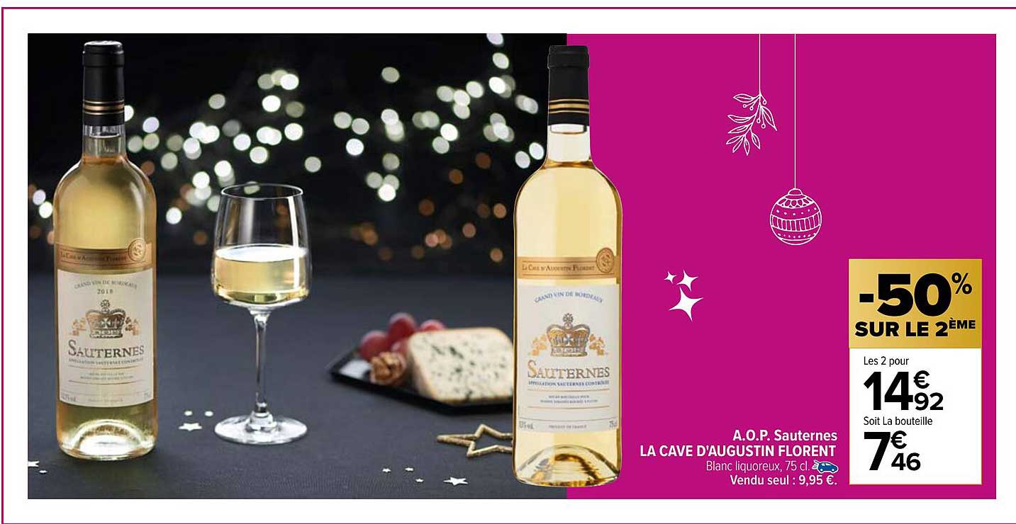 a.o.p. sauternes la cave d'augustin florent