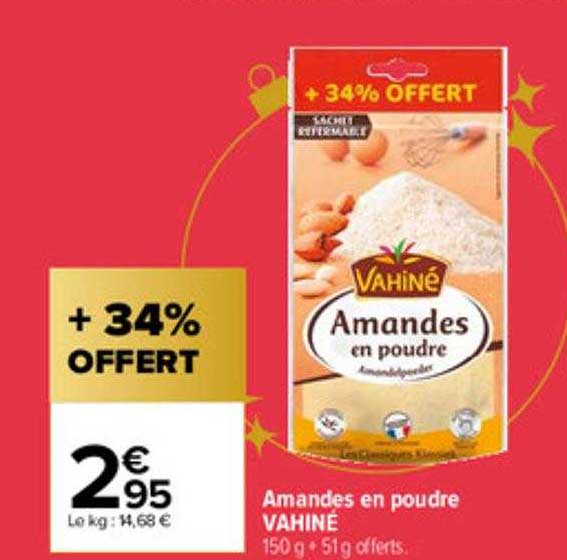 Amandes En Poudre Vahiné