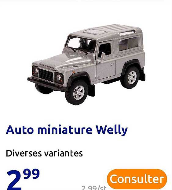 auto miniature welly