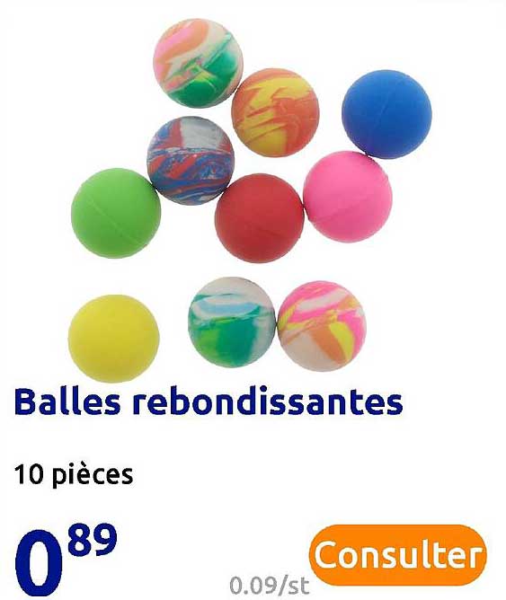 balles rebondissantes