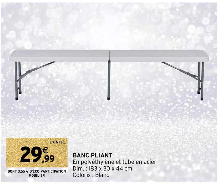 Banc Pliant