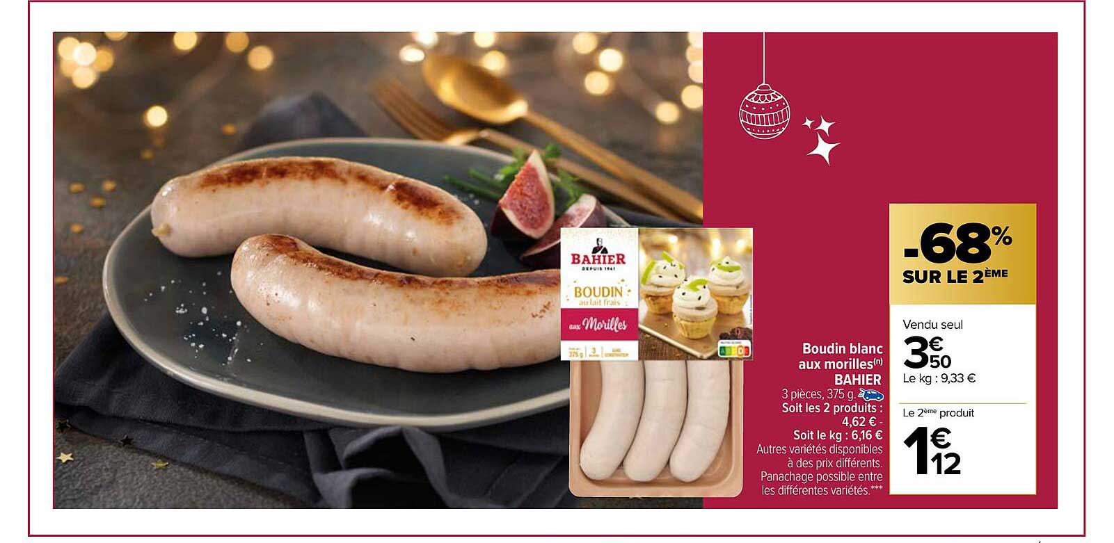 Boudin Blanc Aux Morilles Bahier