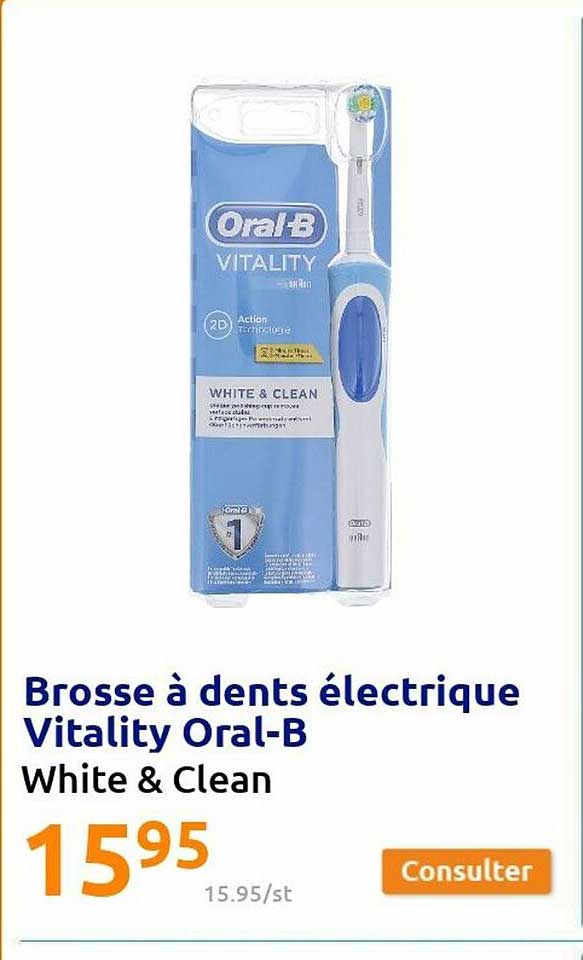 brosse à dents électrique vitality oral-b