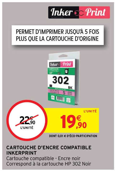 cartouche d'encre compatible inkerprint