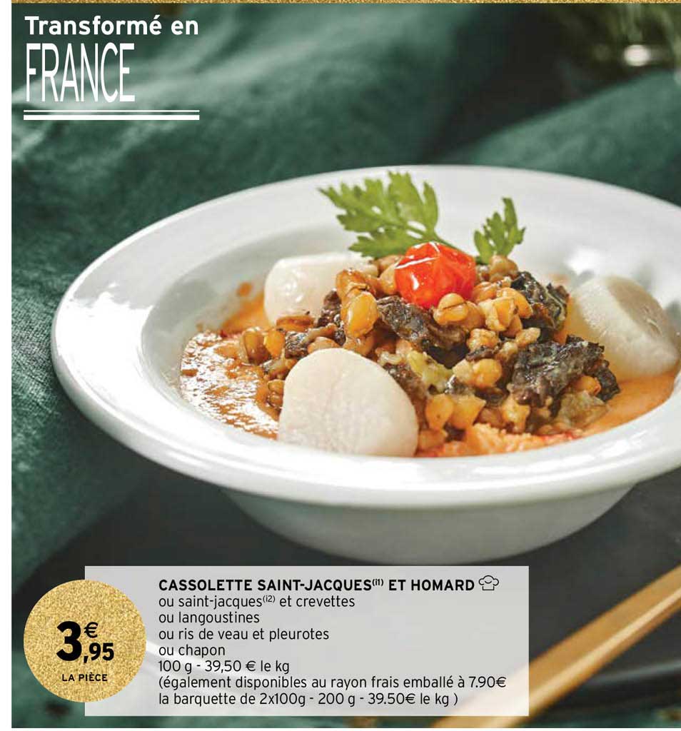 cassolettes saint-jacques et homard