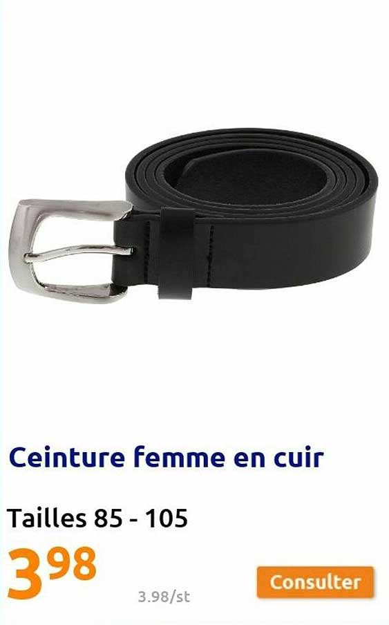 Ceinture Femme En Cuir