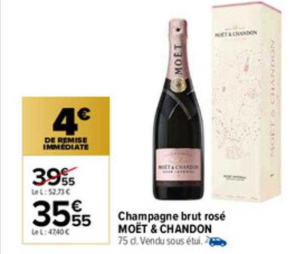 champagne brut rosé moët & chandon