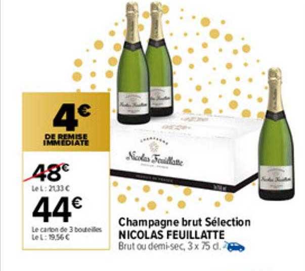 champagne brut sélection nicolas feuillatte