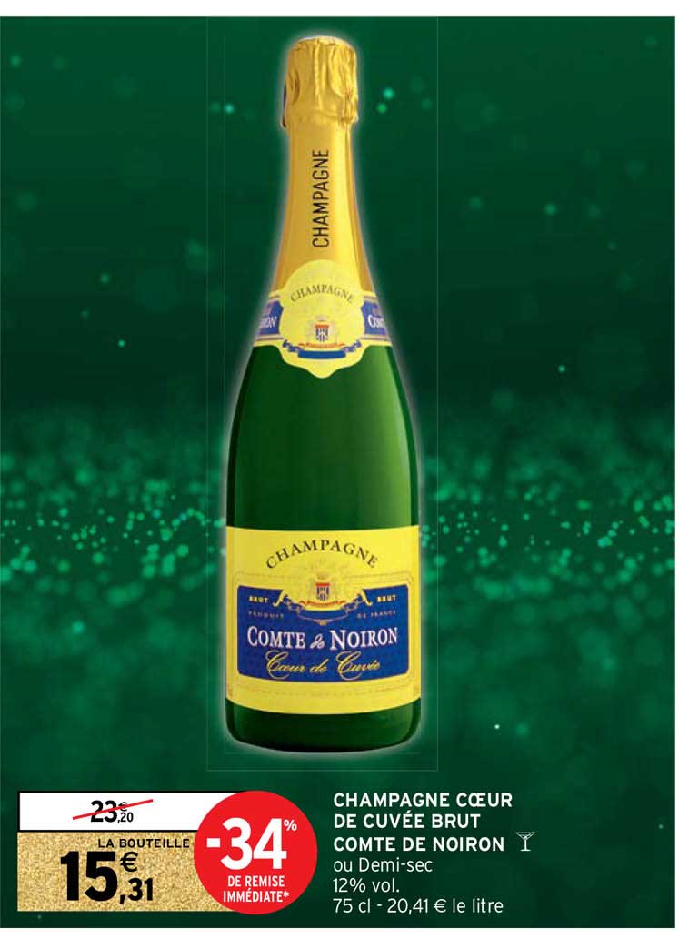 Champagne Cœur De Cuvée Brut Comté De Noiron