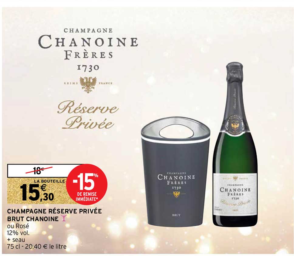 champagne réserve privée brut chanoine