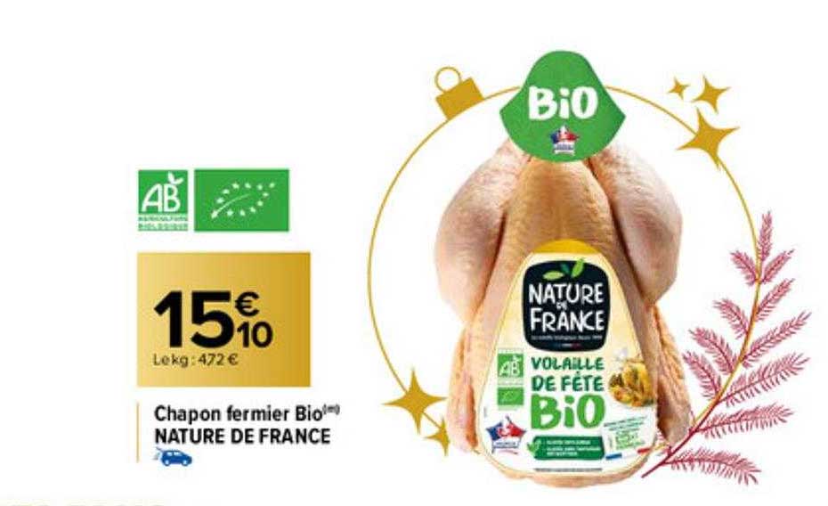 chapon fermier bio nature de france