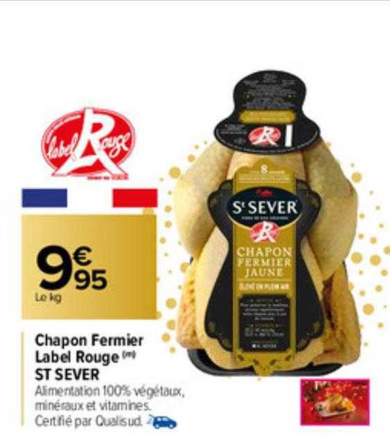 chapon fermier label rouge st sever
