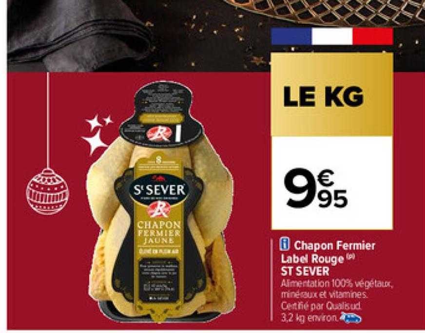 Chapon Fermier Label Rouge St Sever