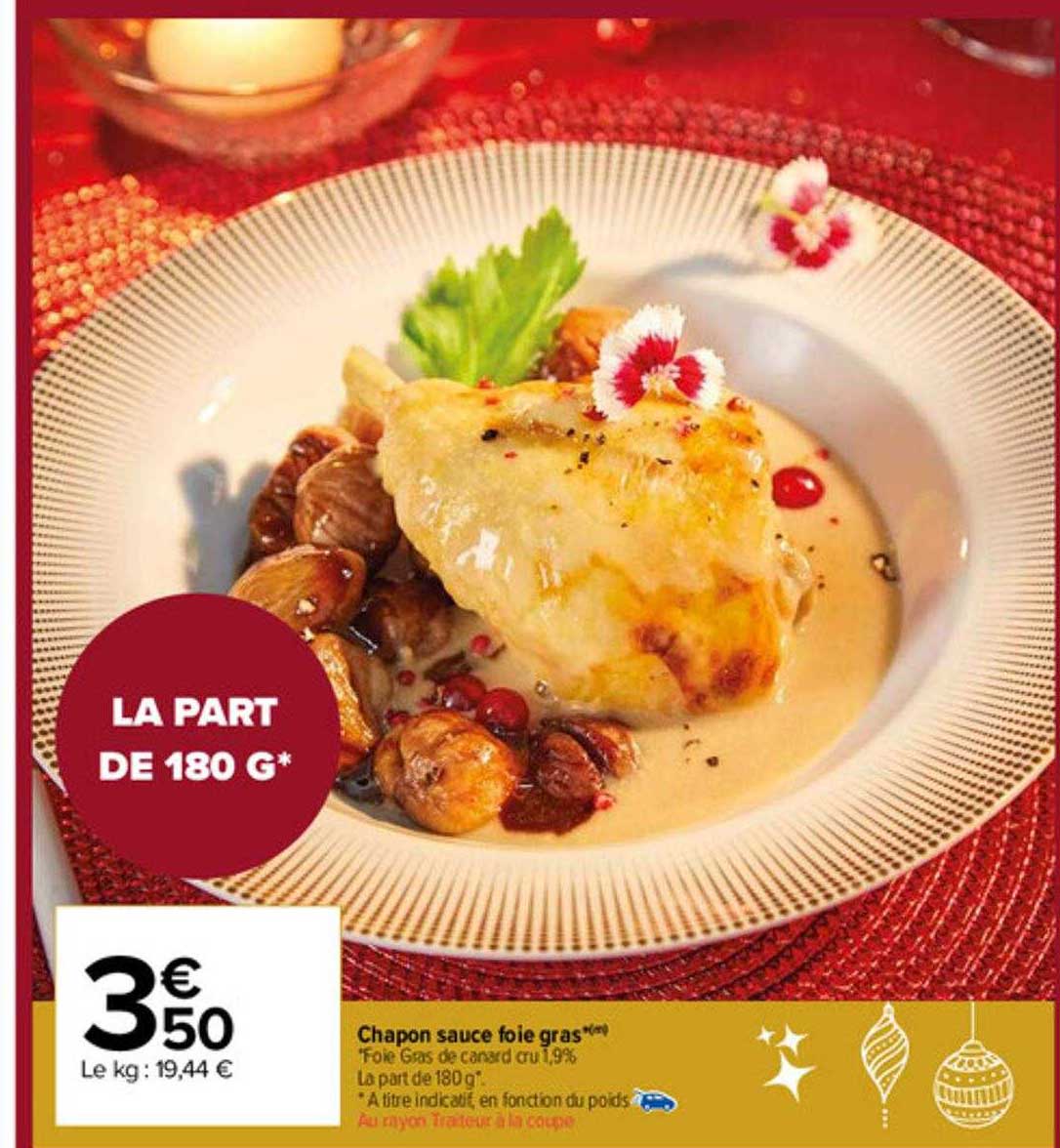 chapon sauce foie gras