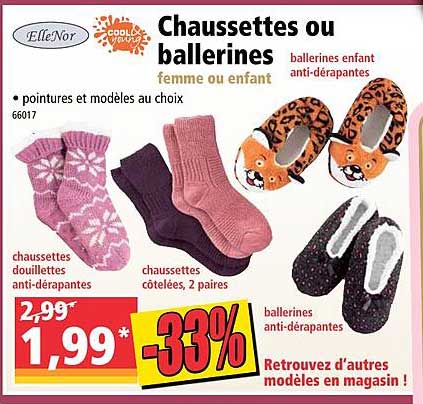 Chaussettes Ou Ballerines Femme Ou Enfant ElleNor