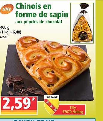 chinois en forme de sapin tilly