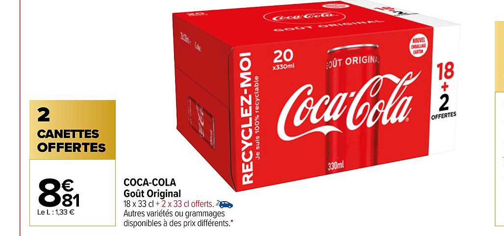 coca-cola goût original