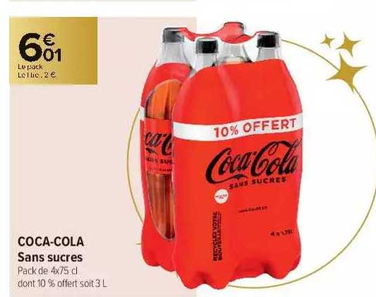 coca-cola sans sucres