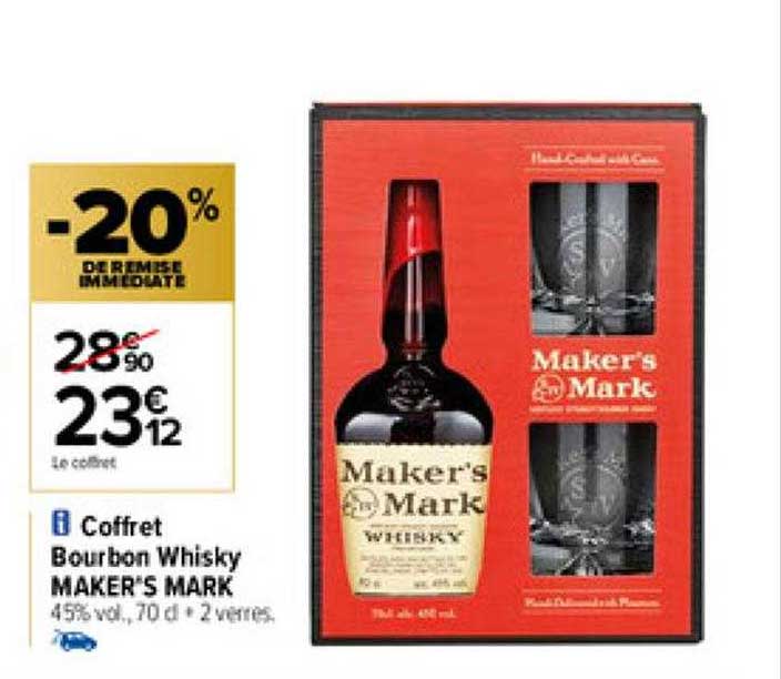 coffret bourbon whisky maker's mark