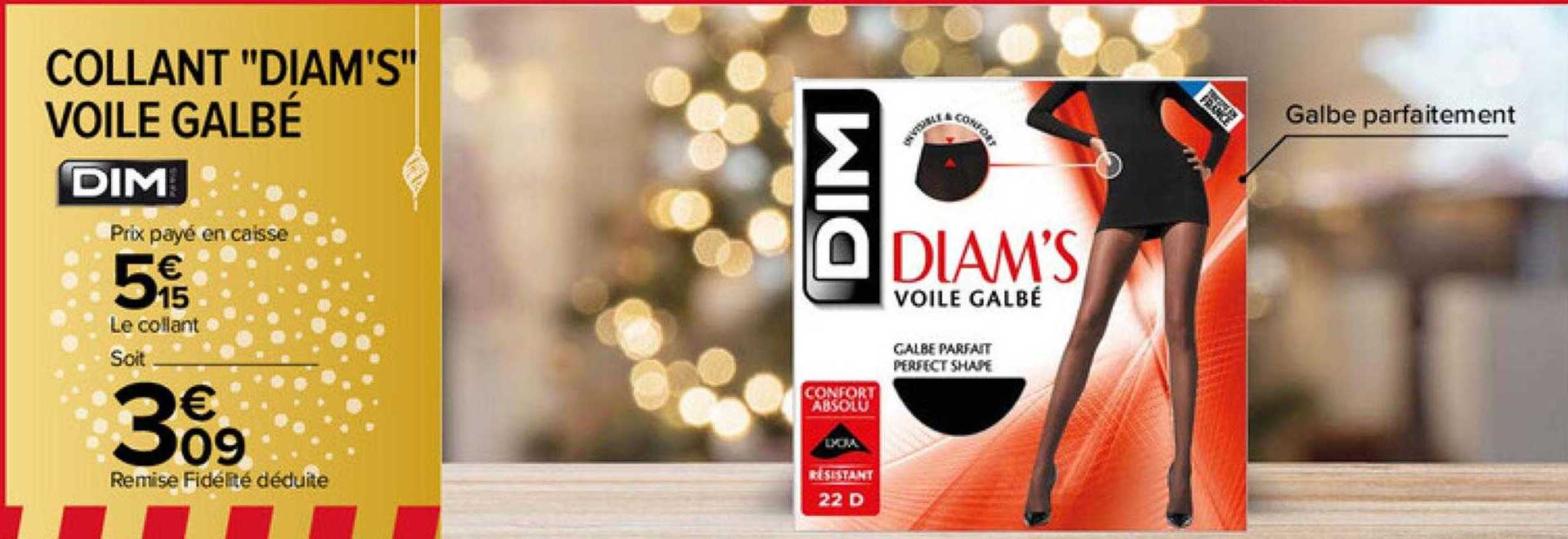 collant "diam's" voile galbé dim