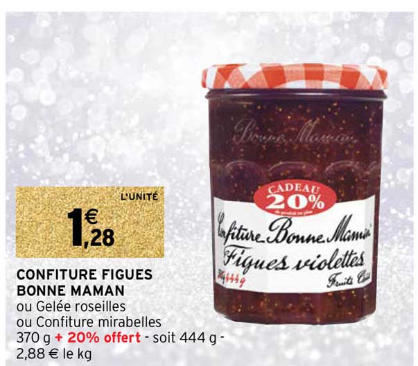 confiture figues bonne maman