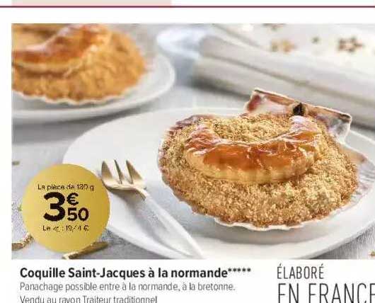 coquille saint-jacques à la normande