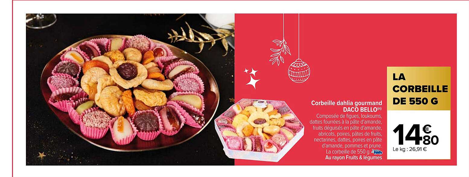 corbeille dahlia gourmand daco bello