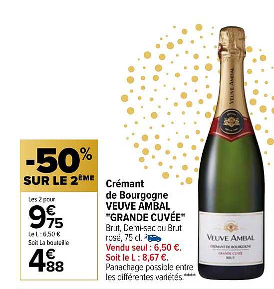 crémant de bourgogne veuve ambal "grande cuvée"