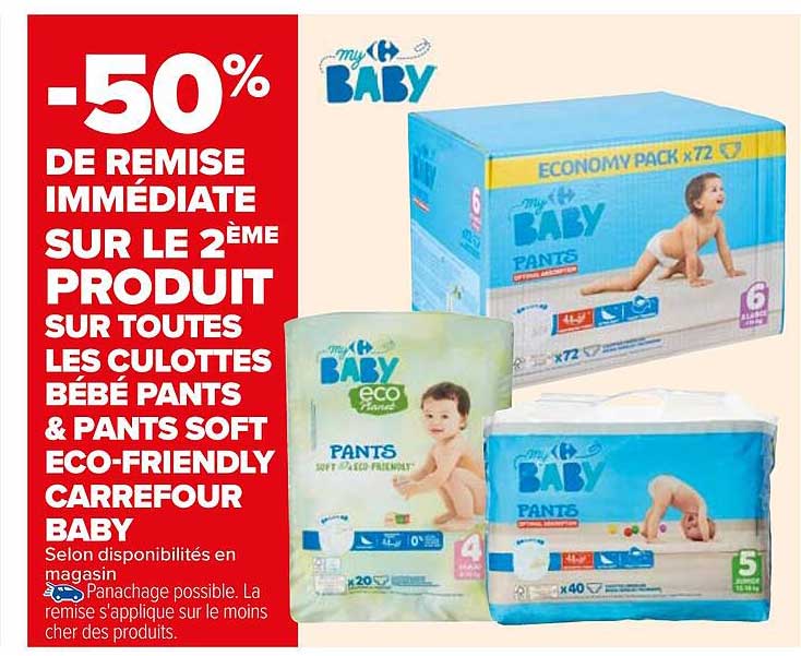 Culottes Bébé Pants & Pants Soft Eco-friendly Carrefour Baby