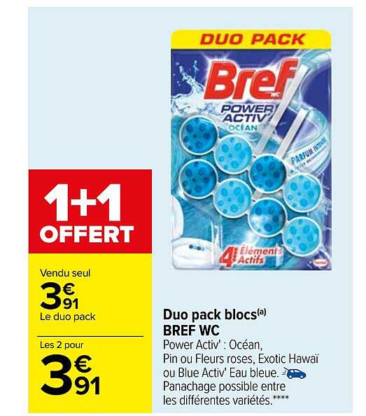 Duo Pack Blocs Bref Wc