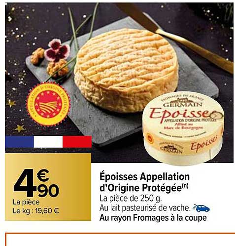 époisses appellation d'origine protégée