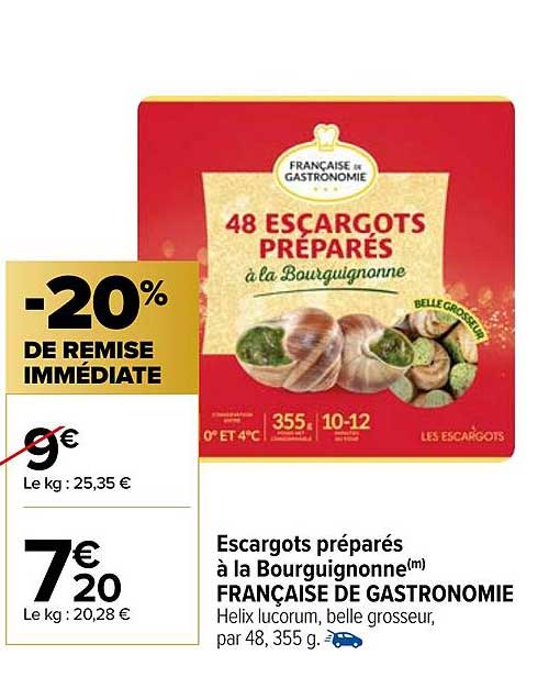 Escargots Préparés à La Bouguignonne Française De Gastronomie