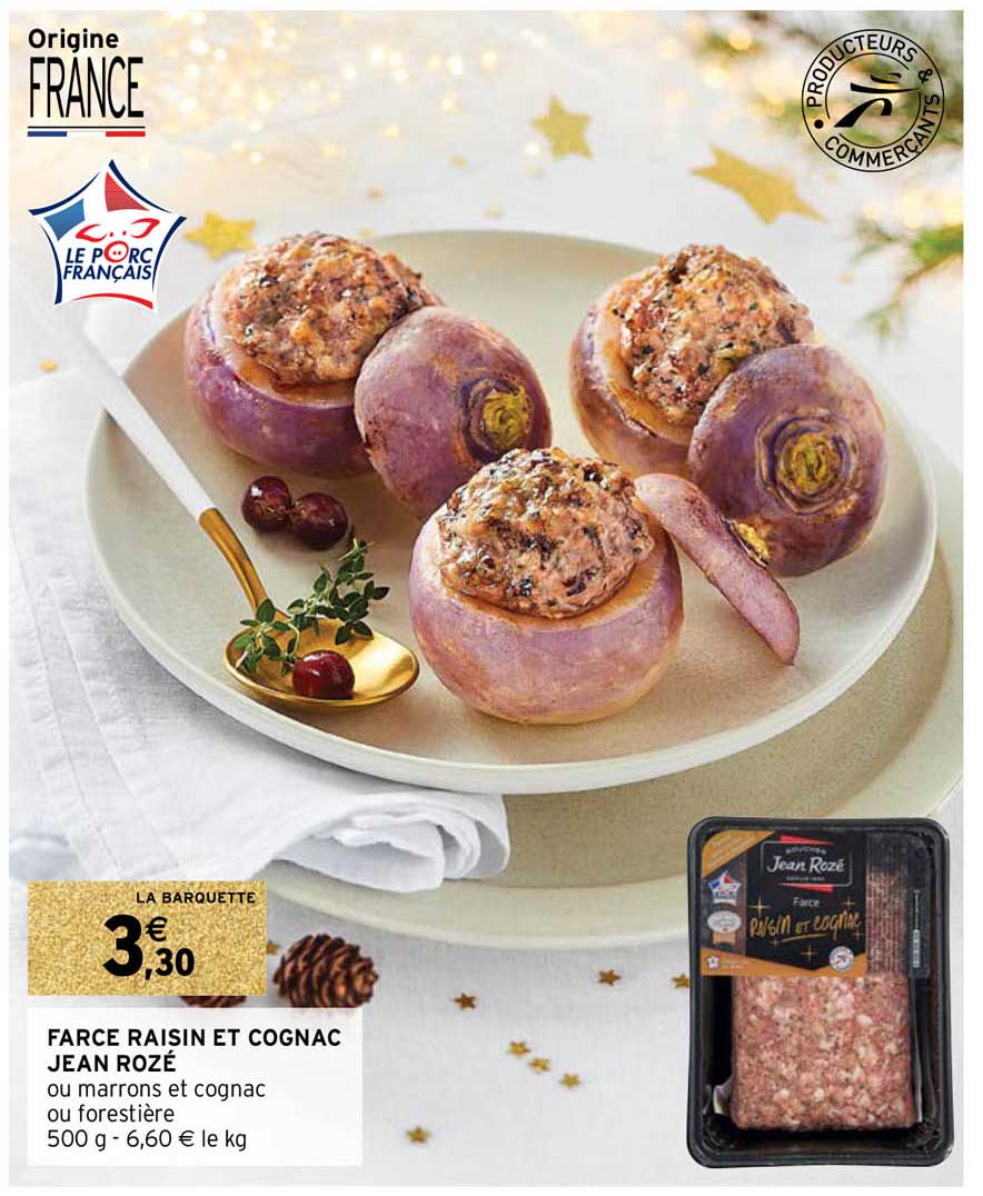 farce raisin et cognac jean rozé