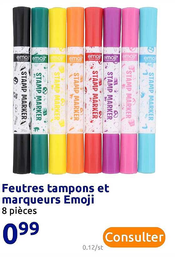 Feutre Tampons Et Marqueurs Emoji