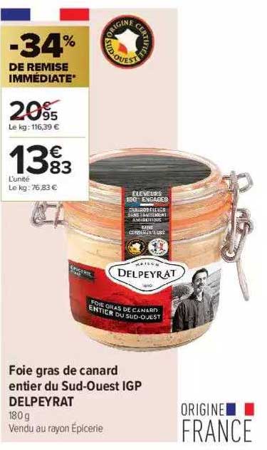 filière qualité carrefour entier du sud-ouest igp delpeyrat