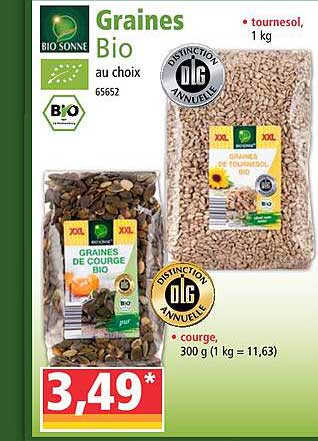 graines bio bio sonne